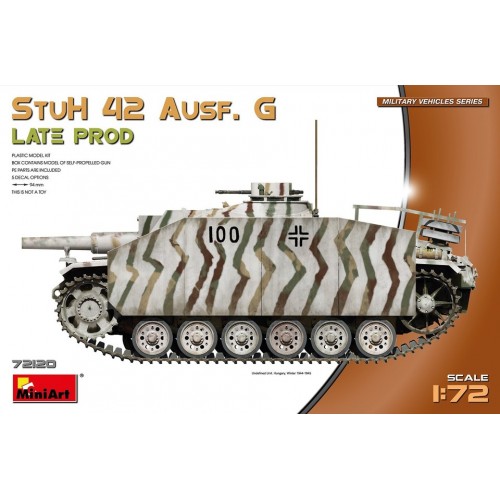 1/72 MiniArt StuH 42 Ausf. G Late Prod. 72120 